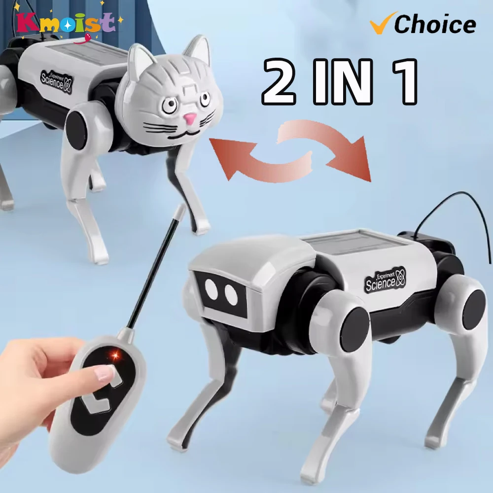 Science Project Robot - Mainan Anak Robot Anjing Rc Tenaga