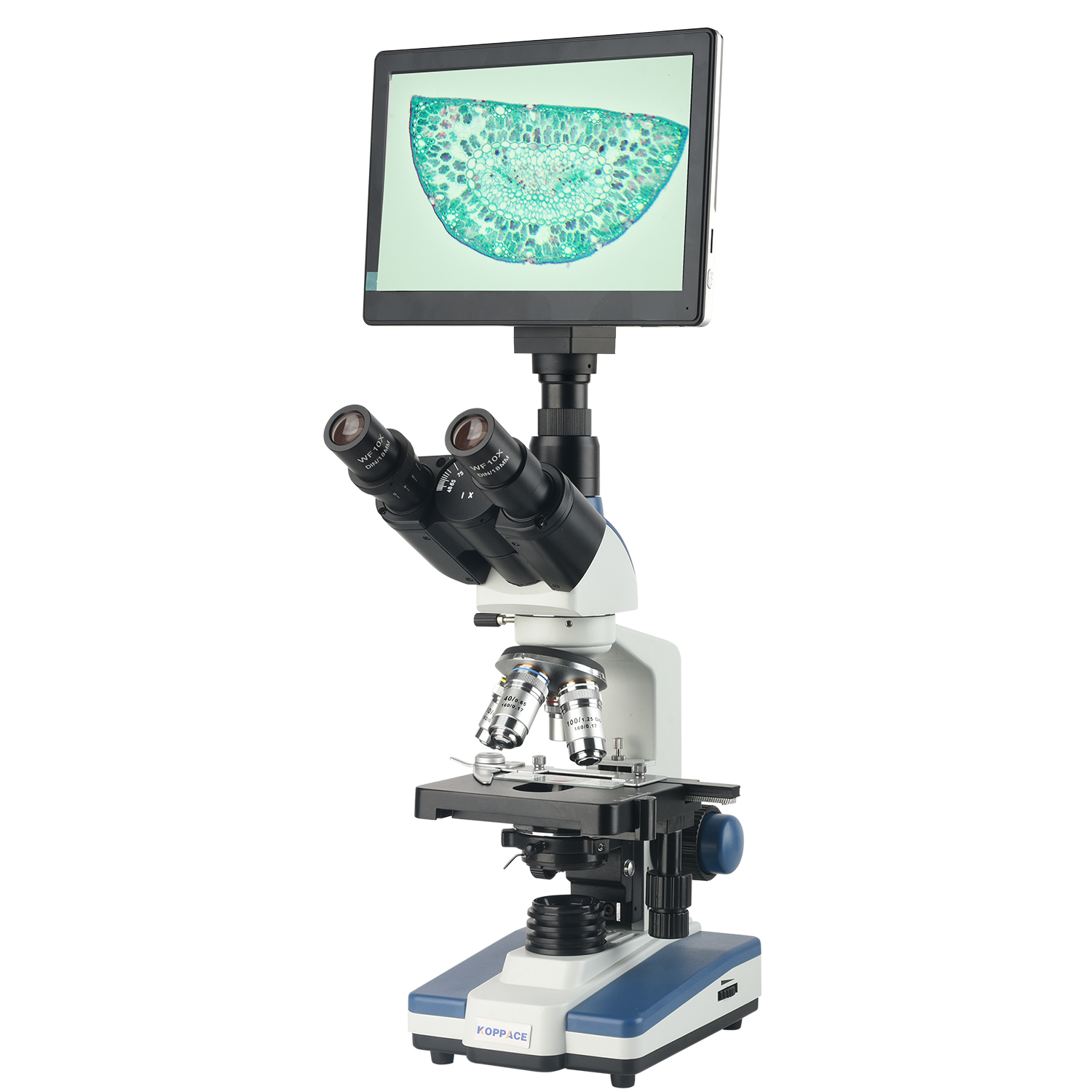 Microscope Compound 40X - Mikroskop Laboratorium Senyawa Elektron KOPPACE 40X-2500X