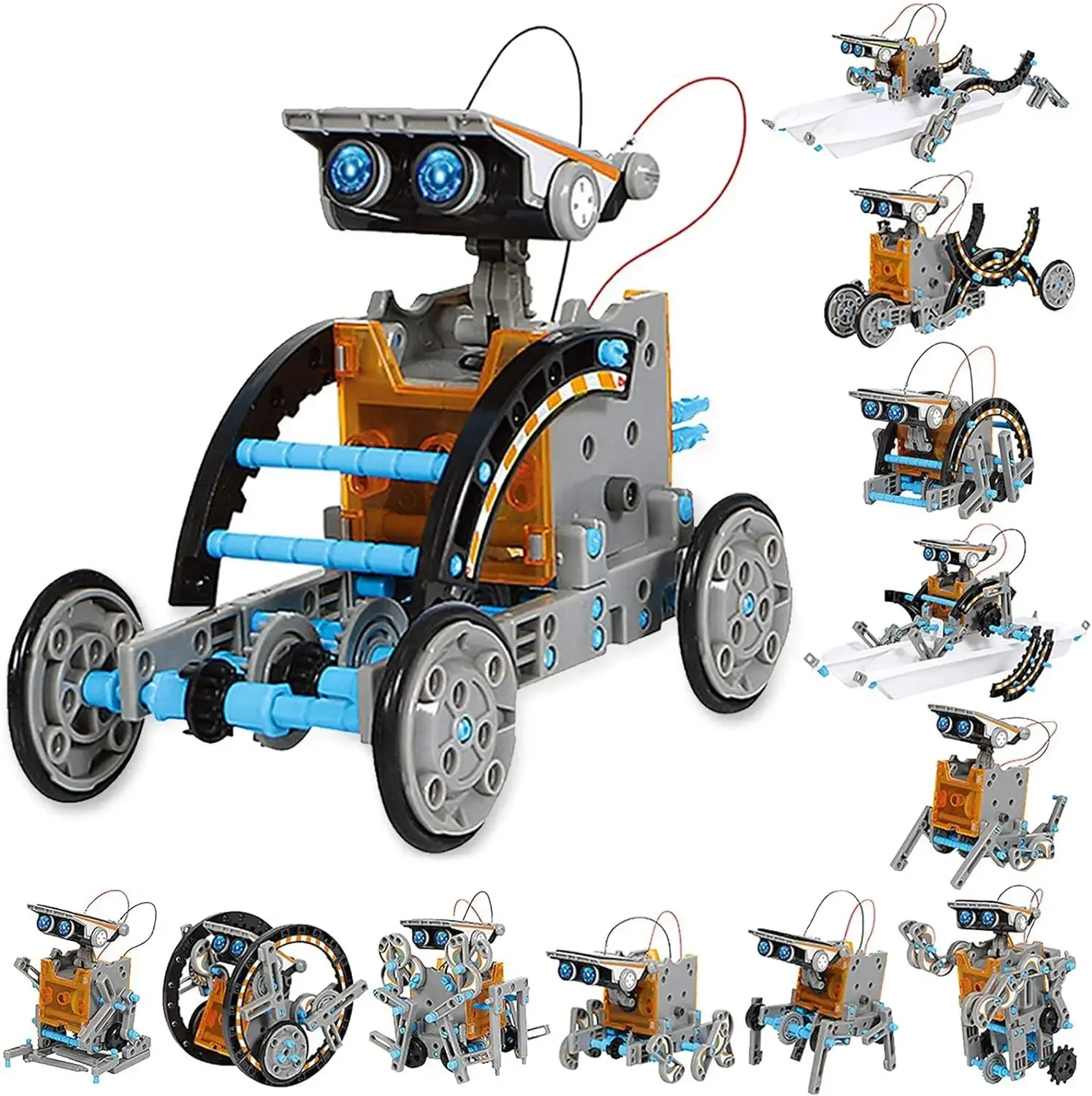 Science Project Robot - Mainan Robot Surya Pendidikan 13-In-1 Kit