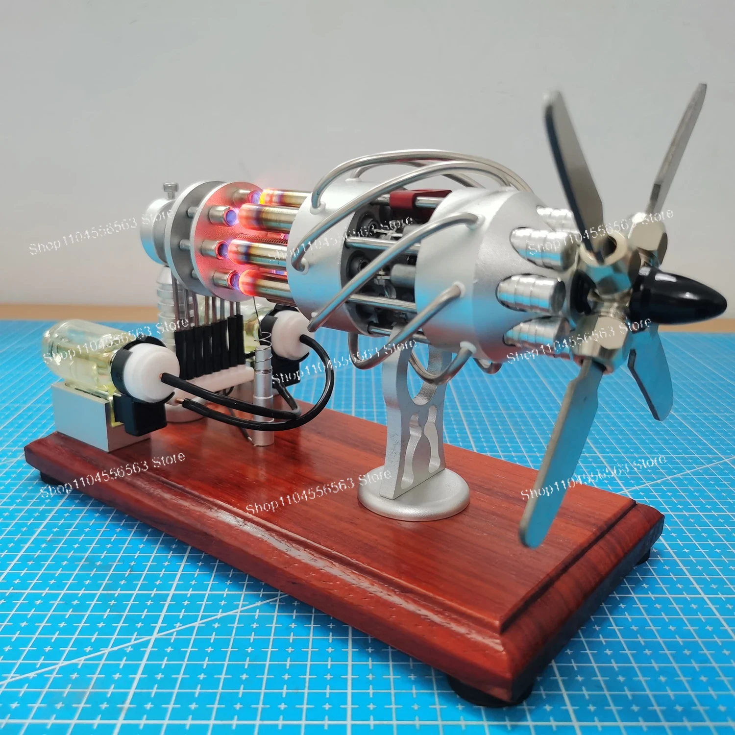 Science Toys - Model Mesin Stirling 16 Silinder Udara