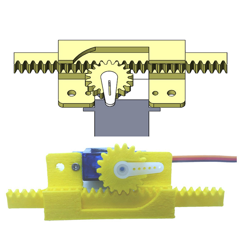 Science Project Robot - Linear Servo Robot lengan Robot pendidikan