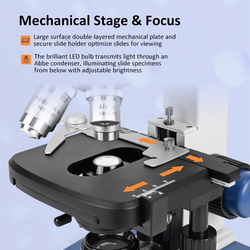 Mikroskop Biologi Profesional  - Microscope Compound 40X ulasan dan harga