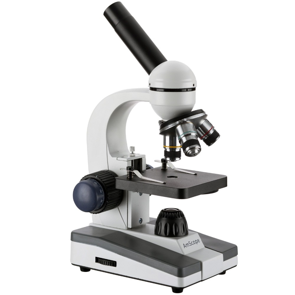 Mikroskop Monokuler LED Portab - Microscope Compound 40X ulasan dan harga