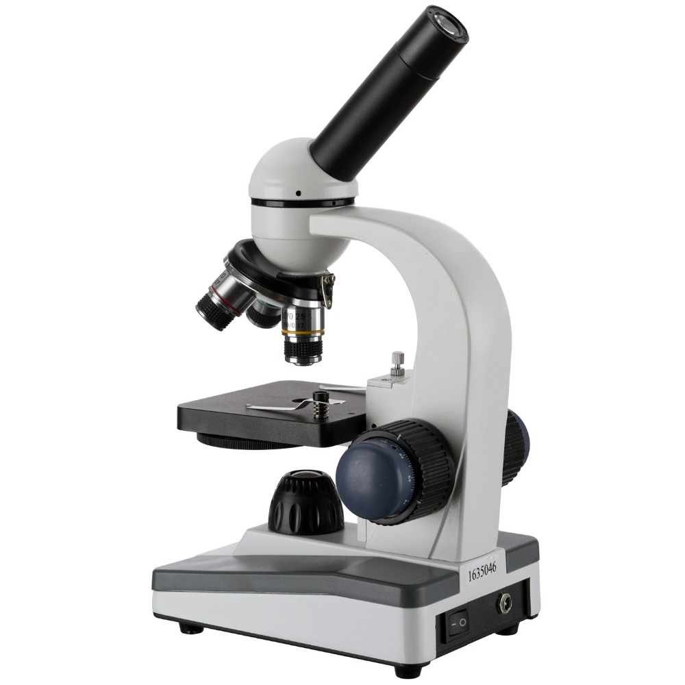 Mikroskop Monokuler LED Portab - Microscope Compound 40X ulasan dan harga