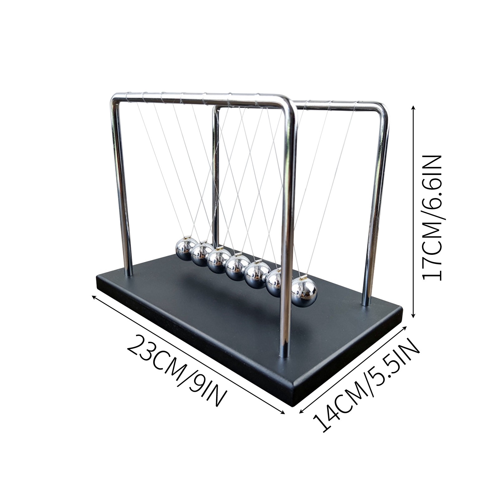 7 Bola Kurva Mekanik Bola Pend - Newton Cradle Large ulasan dan harga