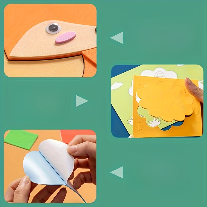 Stiker 3D Anak-anak, 10 Lembar - Science Project Diy ulasan dan harga