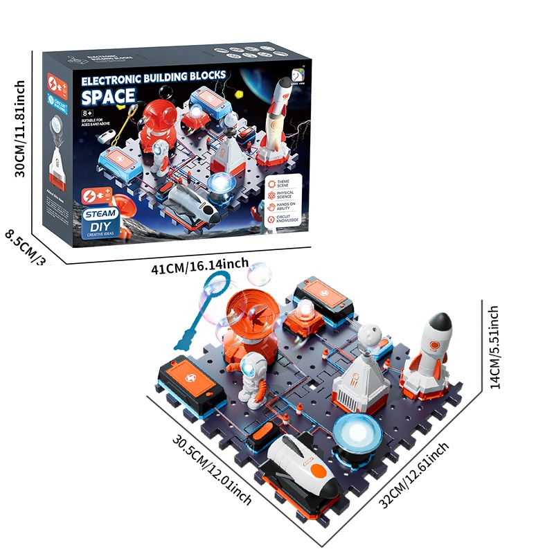 SCIENCE HORSE blok bangunan el - Science Toys ulasan dan harga