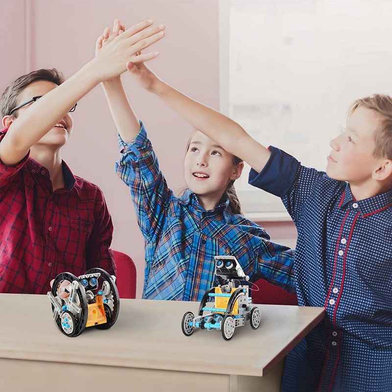 Kit Robot Tenaga Surya 13-in-1 - Science Project Robot ulasan dan harga