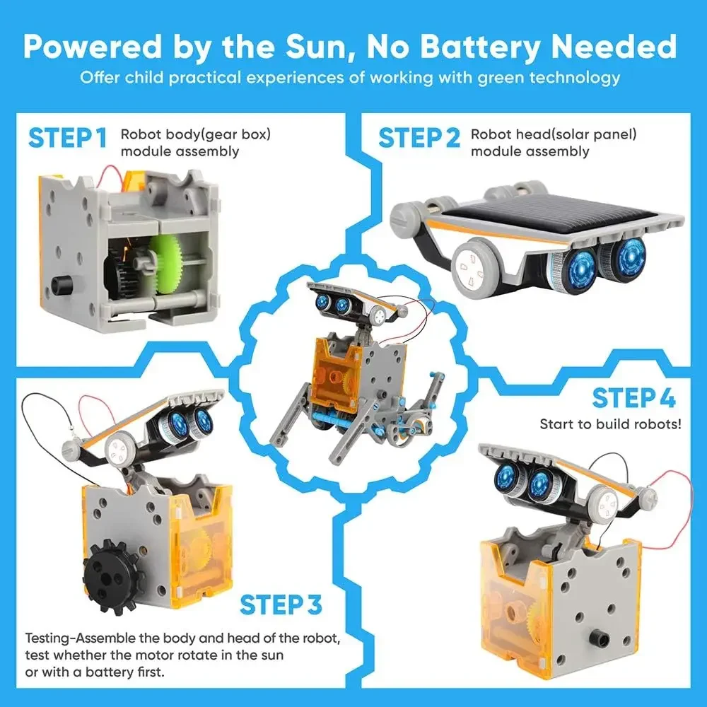 Mainan Robot Surya Pendidikan  - Science Project Robot ulasan dan harga