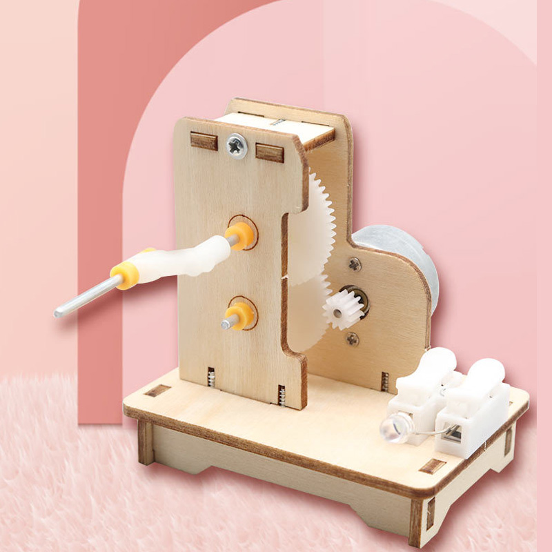 Generator tangan Mini DIY, Kit - Science Project Diy ulasan dan harga