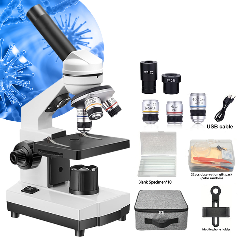 Mikroskop Senyawa Optik Biolog - Microscope Compound 40X ulasan dan harga