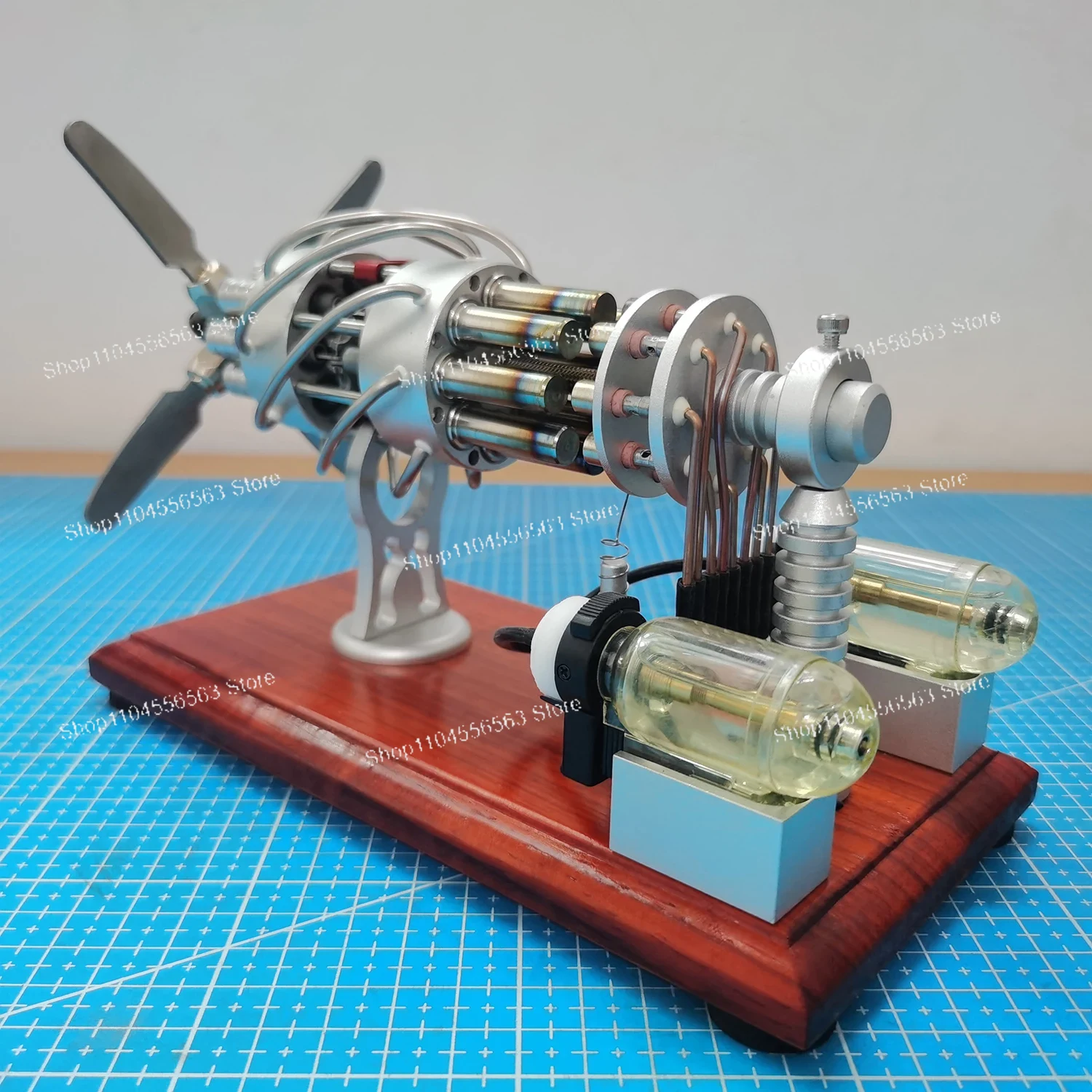 Model Mesin Stirling 16 Silind - Science Toys ulasan dan harga