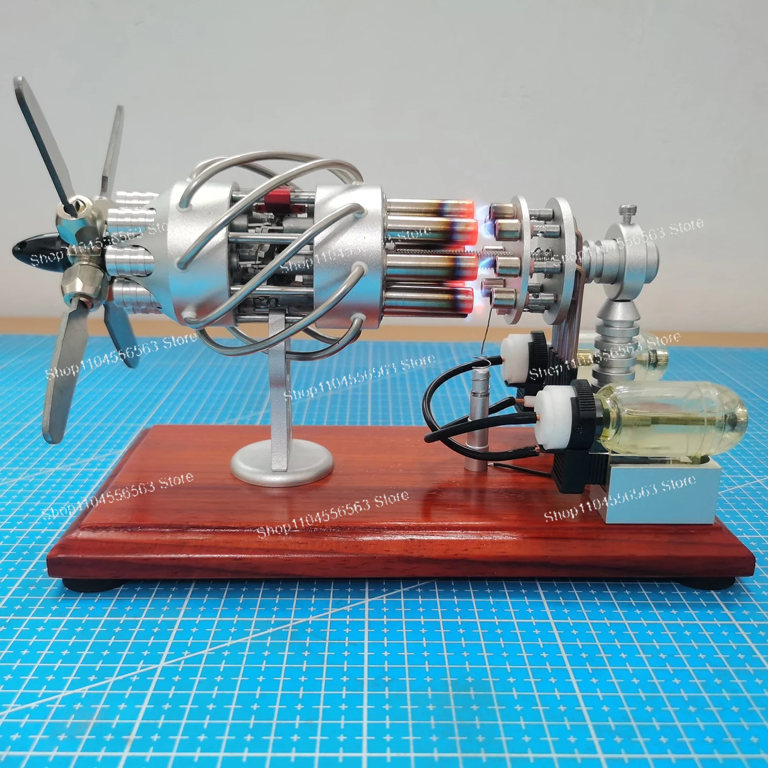Model Mesin Stirling 16 Silind - Science Toys ulasan dan harga