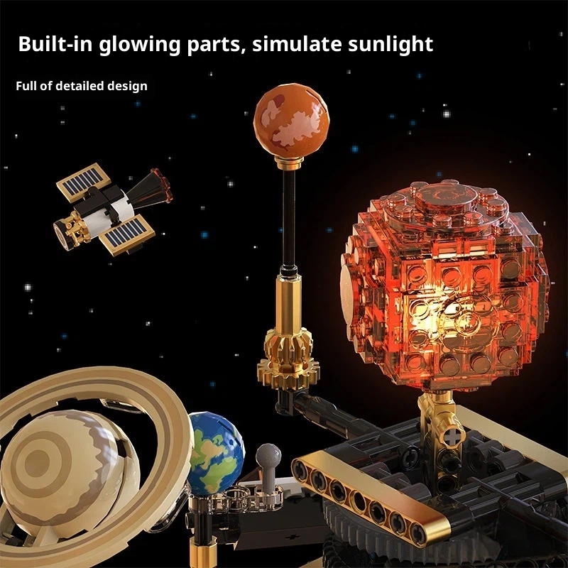 Tuomu T2004 Sistem Tenaga Sury - Solar System Orrery ulasan dan harga