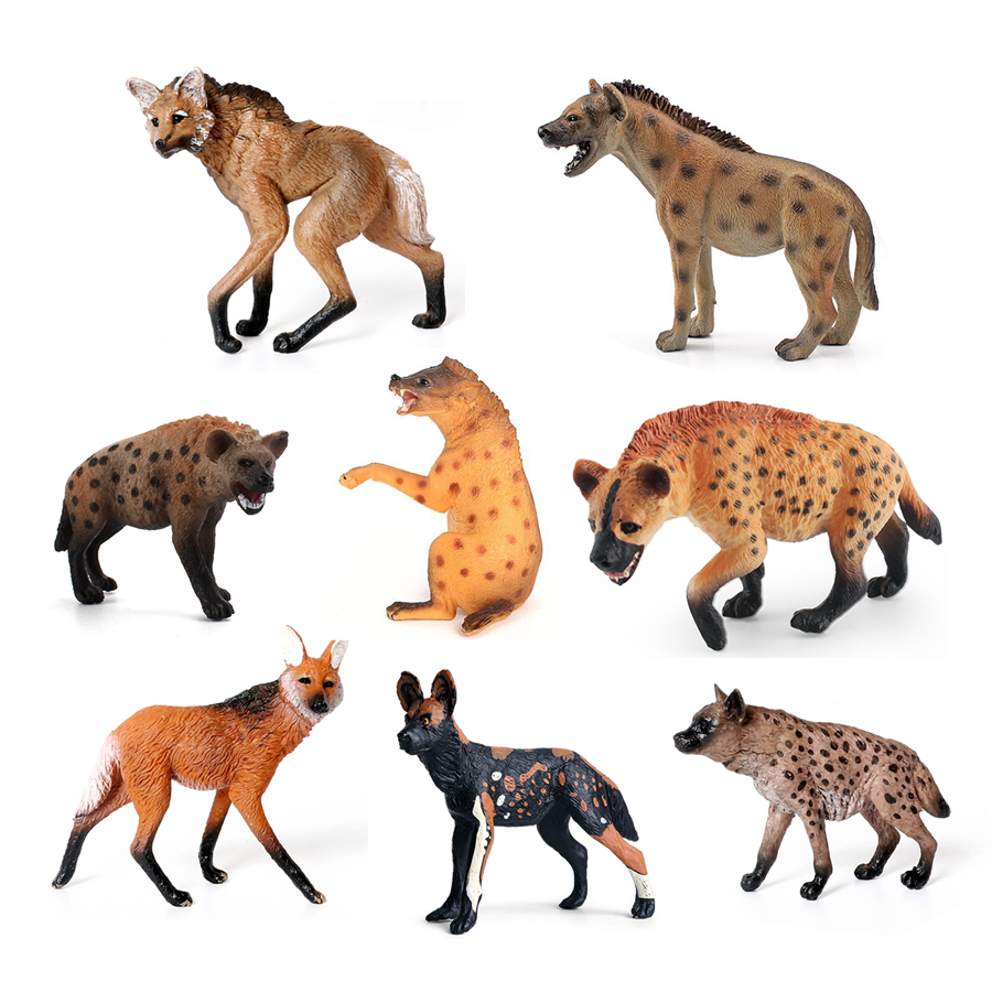 Hyena satwa liar plastik reali - Science Toys ulasan dan harga