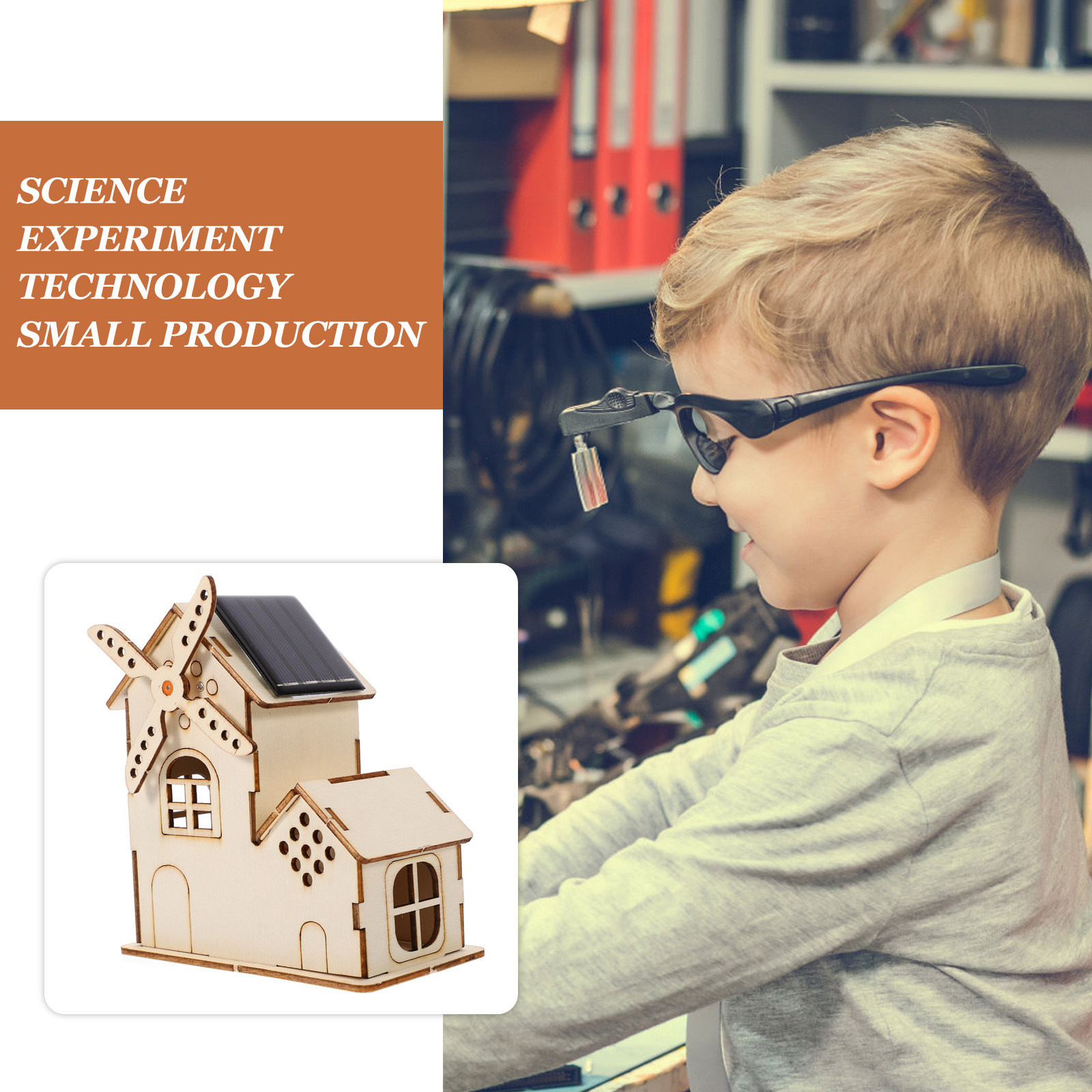 1Set Kit Perakitan Kincir Angi - Science Project Diy ulasan dan harga