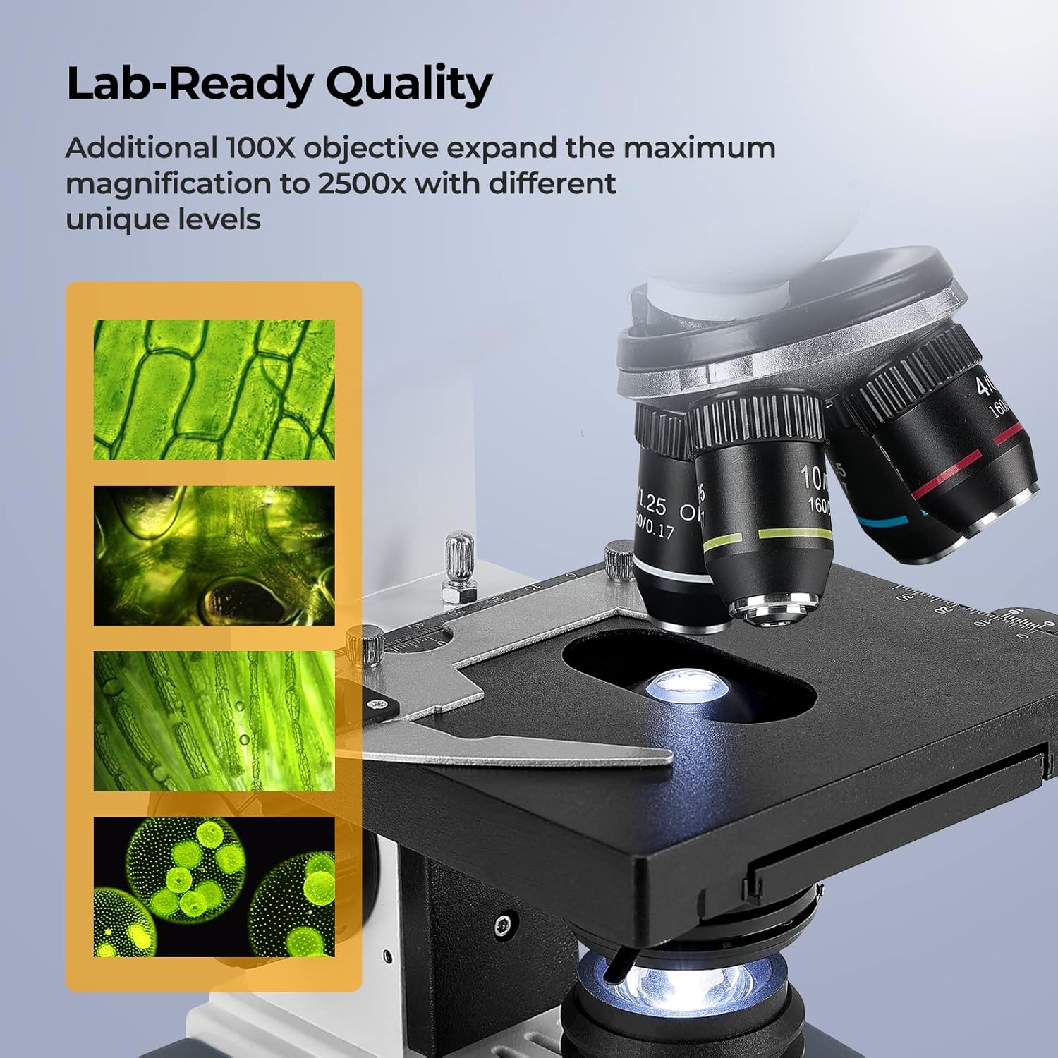 Mikroskop Majemuk Trinokuler 4 - Microscope Compound 40X ulasan dan harga