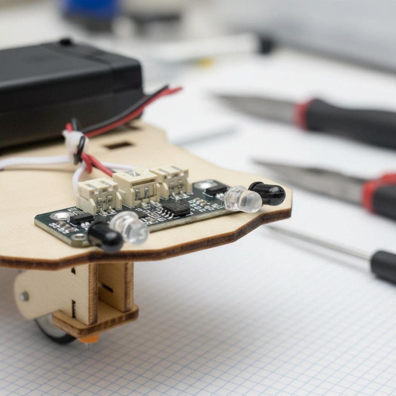 Kit Kendaraan Cerdas Kayu untu - Science Kit ulasan dan harga